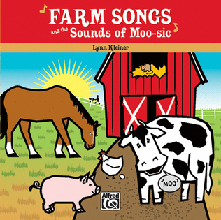 Book cover for Farm Songs and the Sounds of Moo-sic!