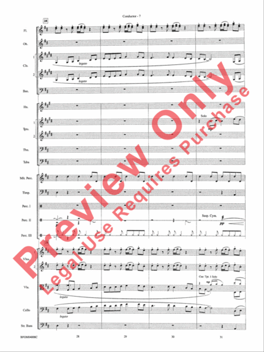 Bellingrath Gardens Full Orchestra scores gallery preview page 10