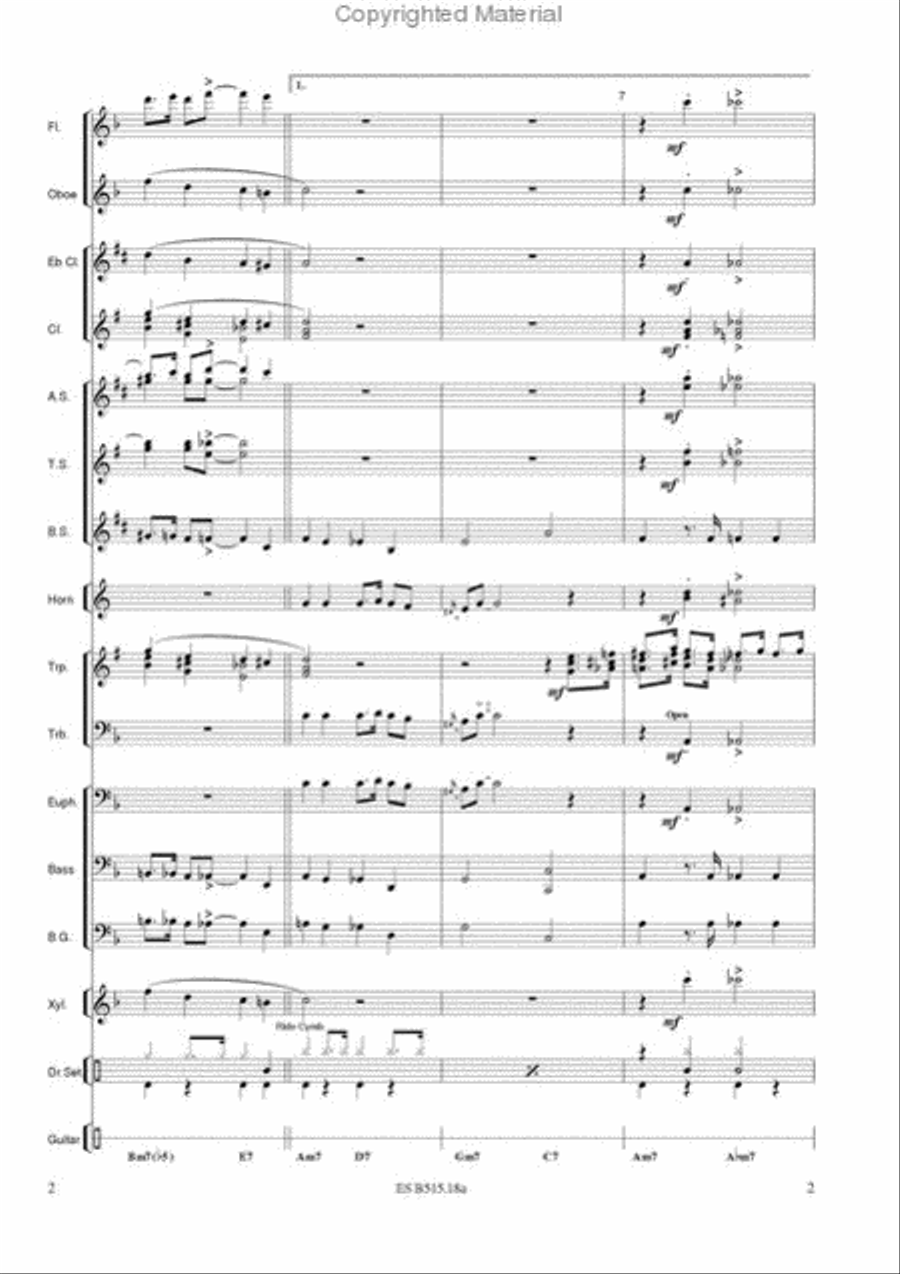 Little Basie Concert Band scores gallery preview page 4