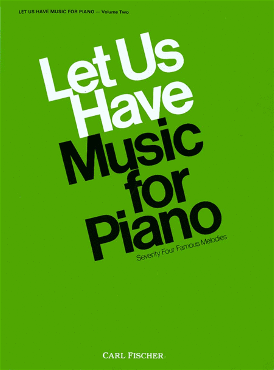 Let Us Have Music for Piano Vol. 2 Piano Solo scores gallery preview page 1