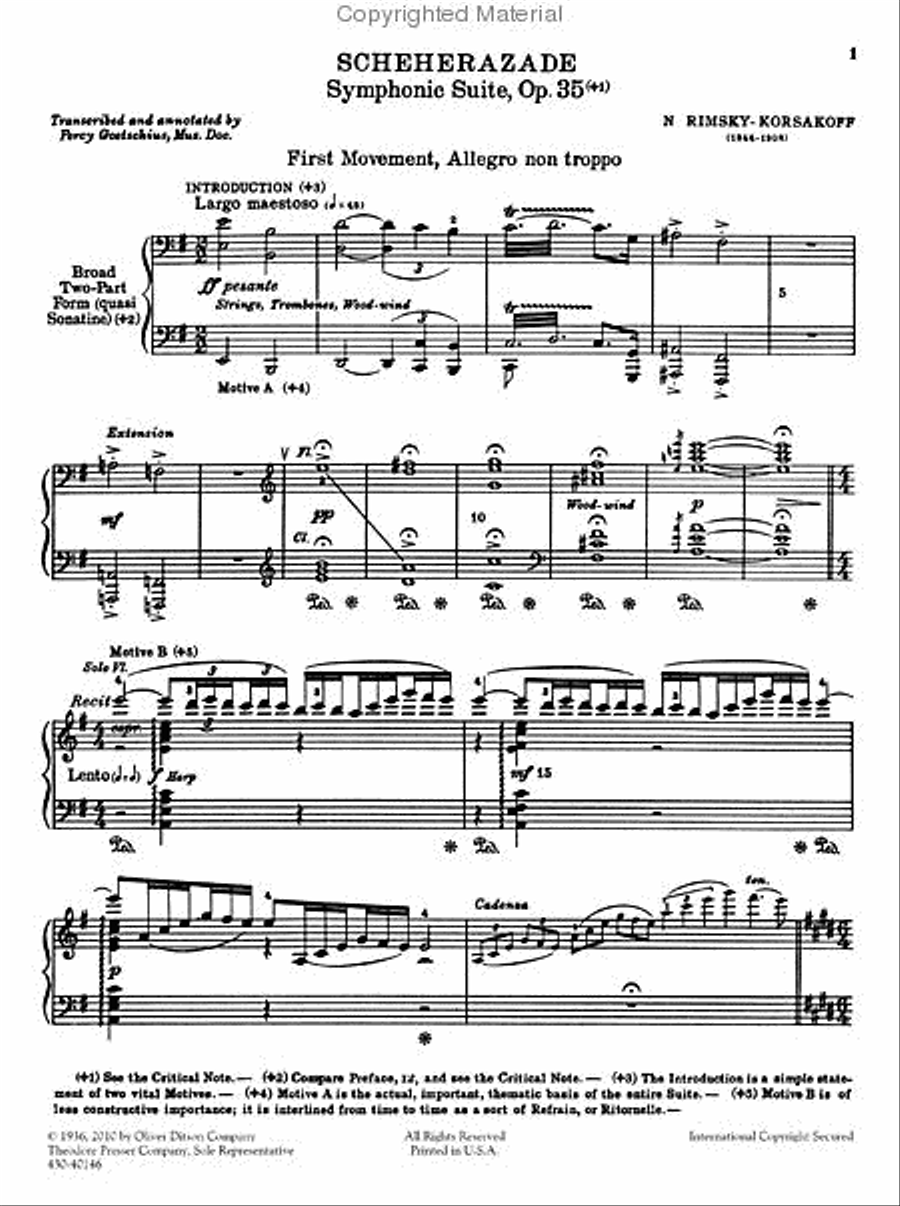 Scheherazade Chamber Music scores gallery preview page 2