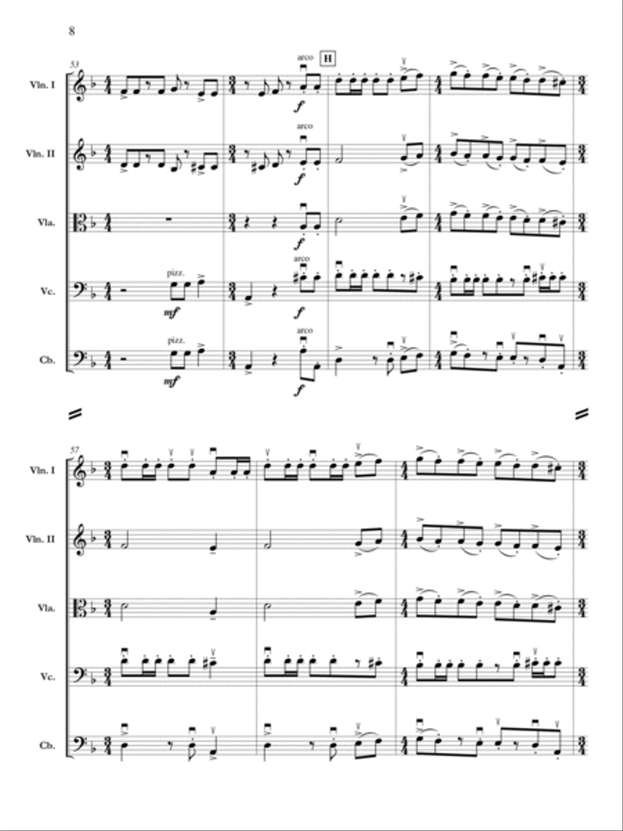 Lamma Bada Orchestra scores gallery preview page 9