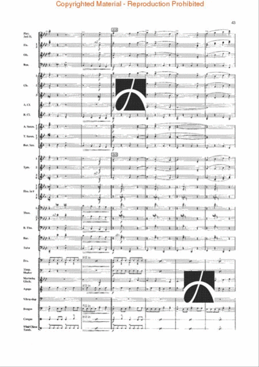 Jungle Fantasy Jungle Fantasy Concert Band scores gallery preview page 40