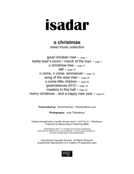 ISADAR - O Christmas (complete collection)