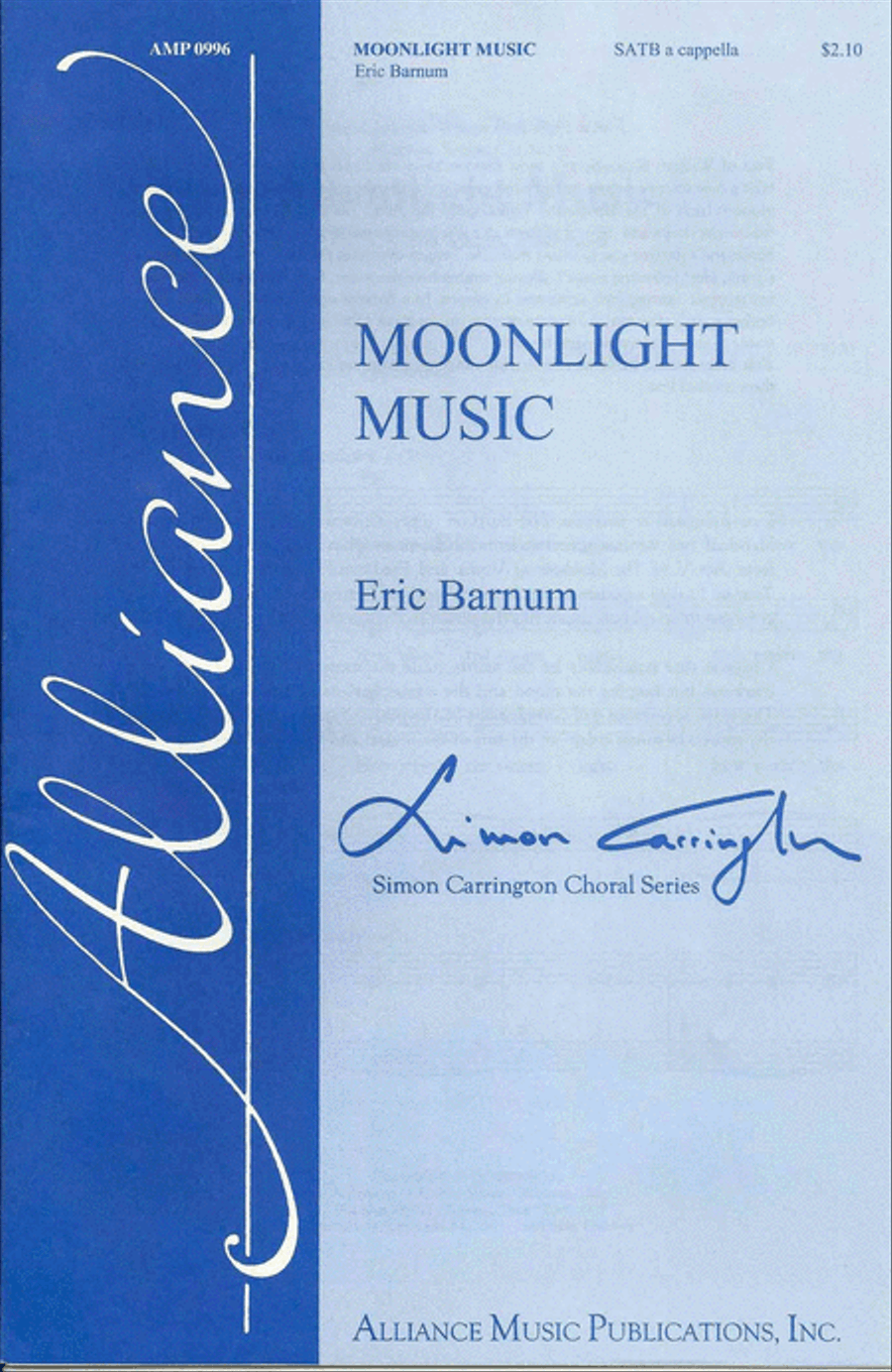 Moonlight Music 4-Part scores gallery preview page 1