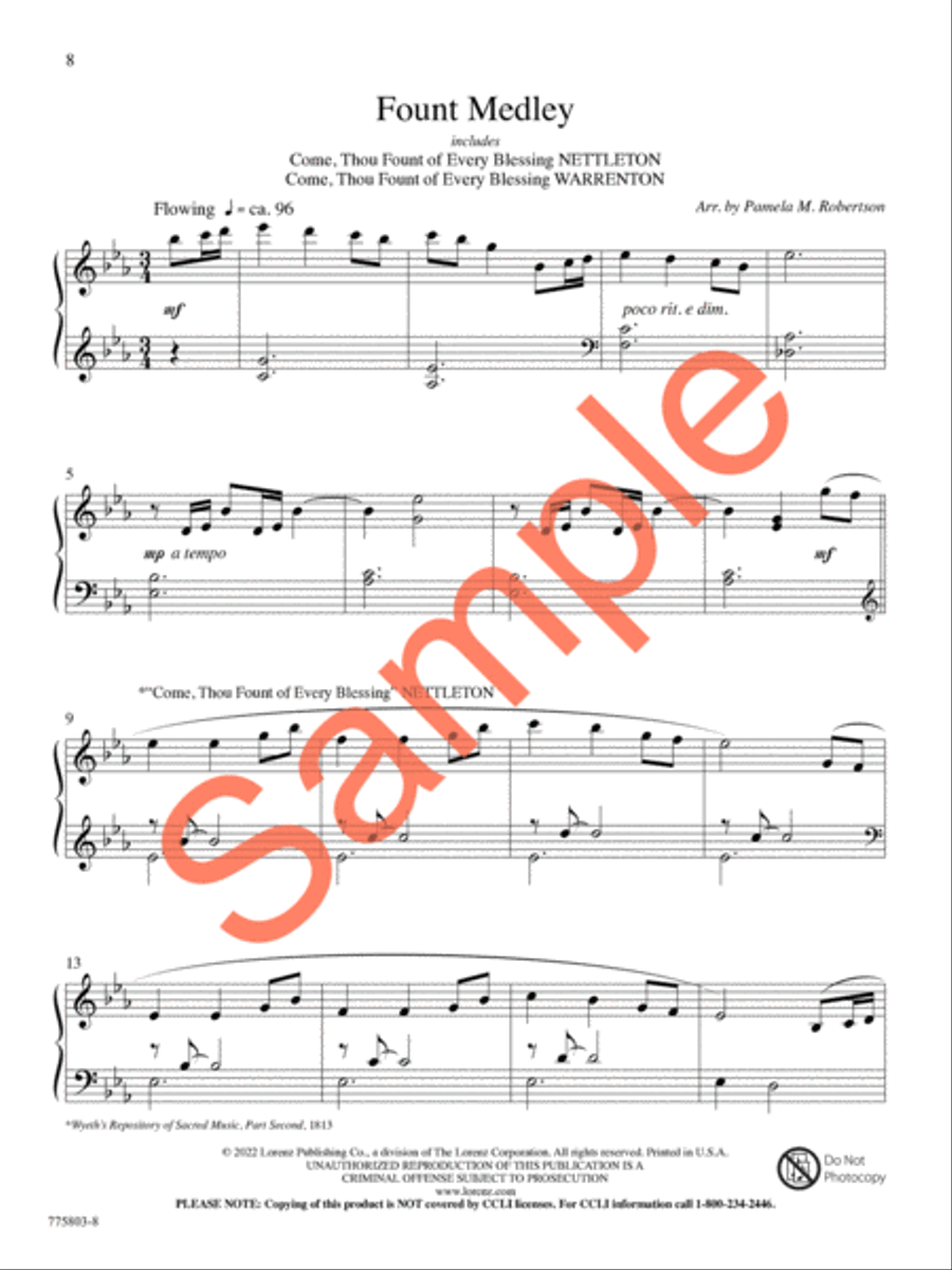 My Joy and My Rest Piano Solo scores gallery preview page 8