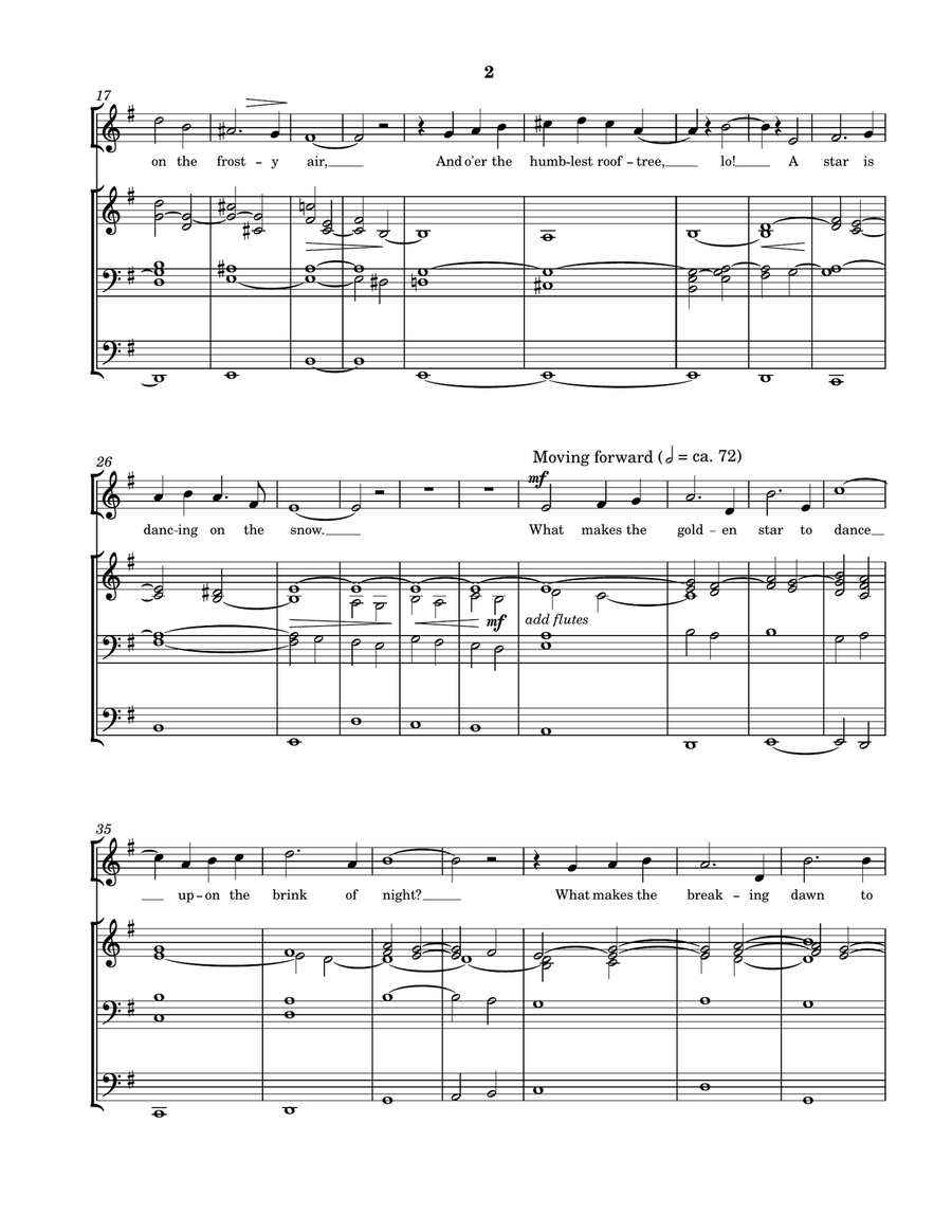 Christmas Song (Bliss Carman) Mezzo-Soprano Voice scores gallery preview page 2