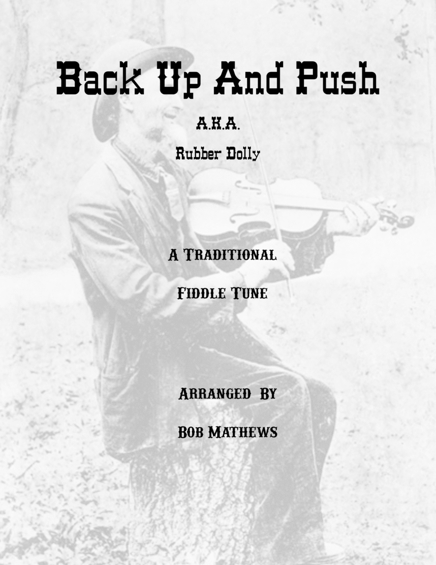 Back Up And Push for Fiddle Violin Solo scores gallery preview page 1
