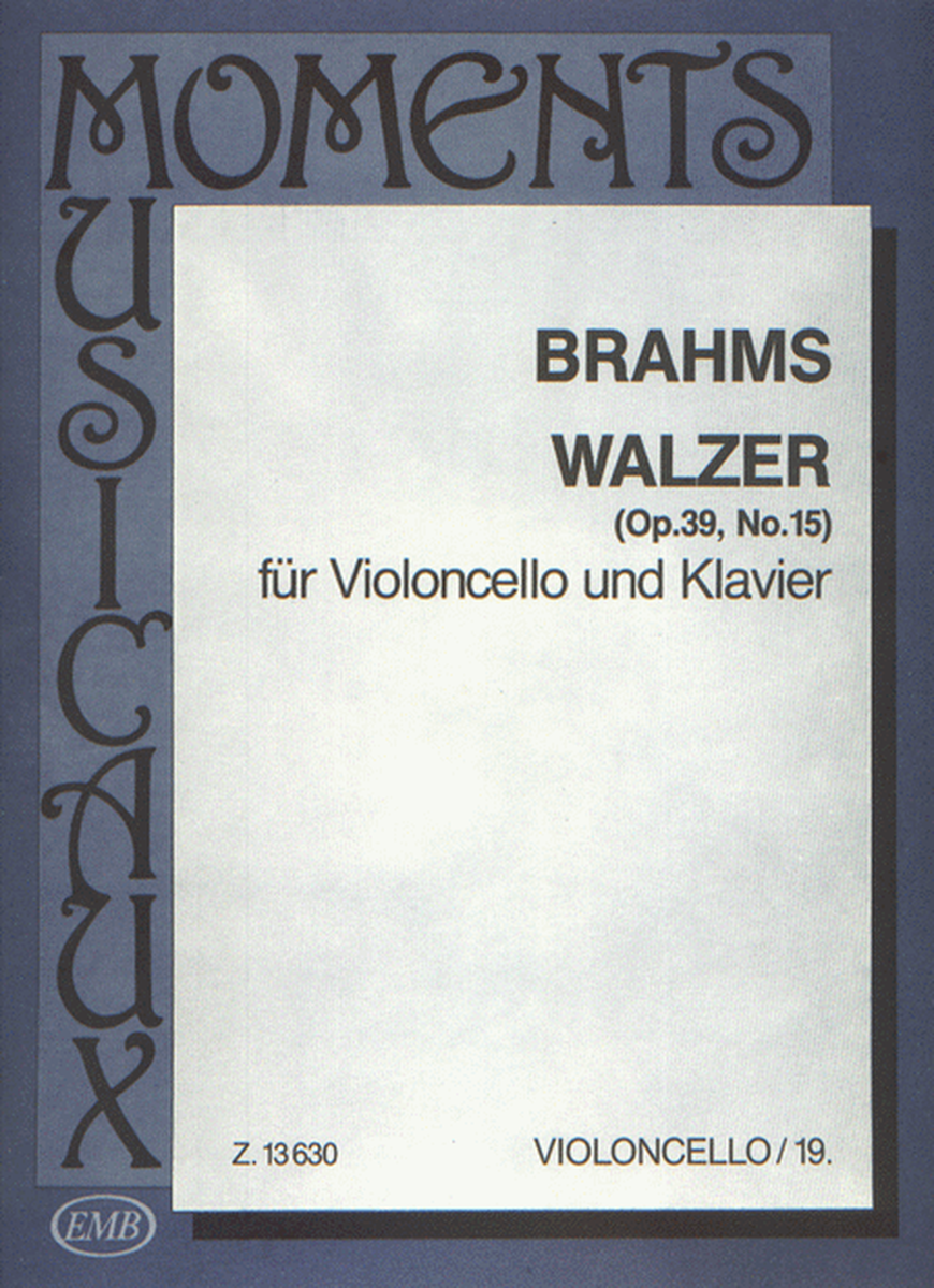 Walzer op. 39, No.15