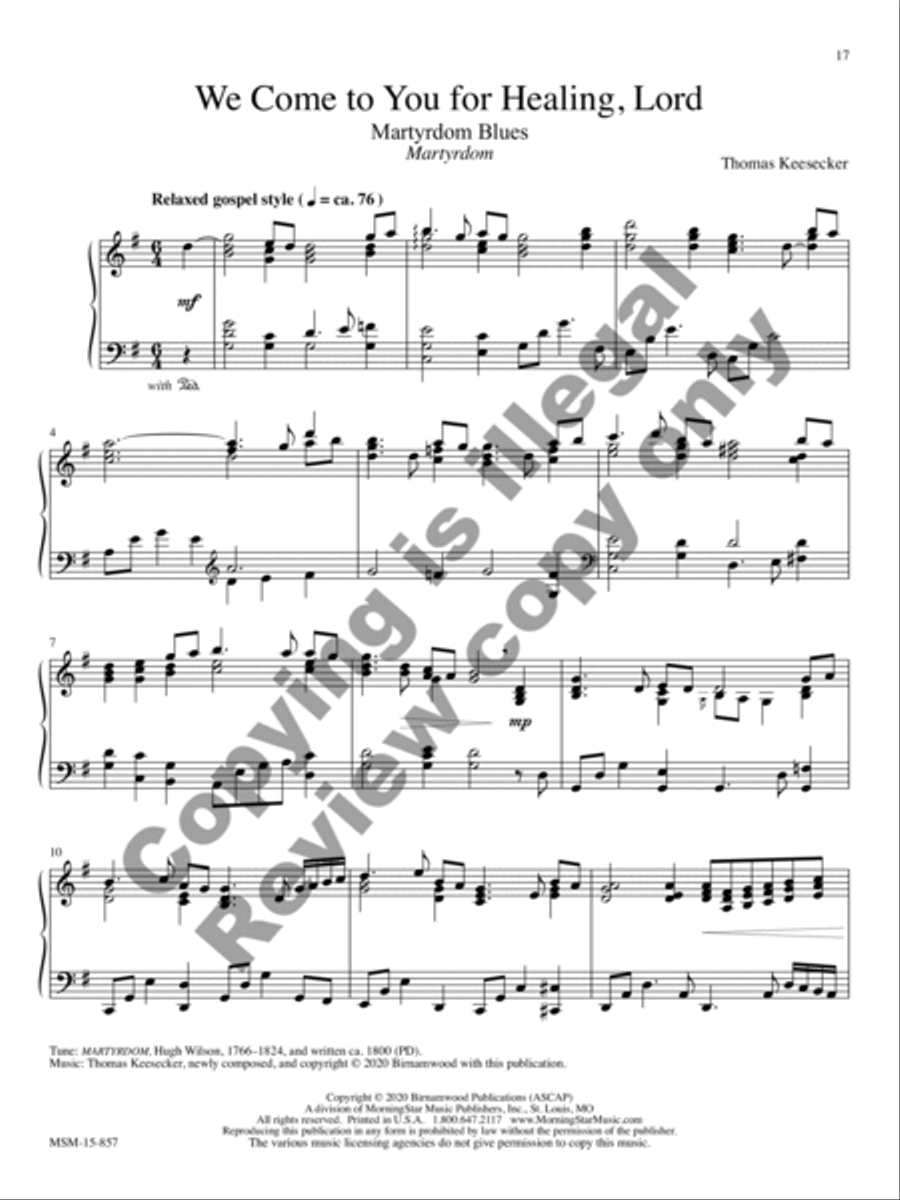 The Quiet Heart Piano Solo scores gallery preview page 8
