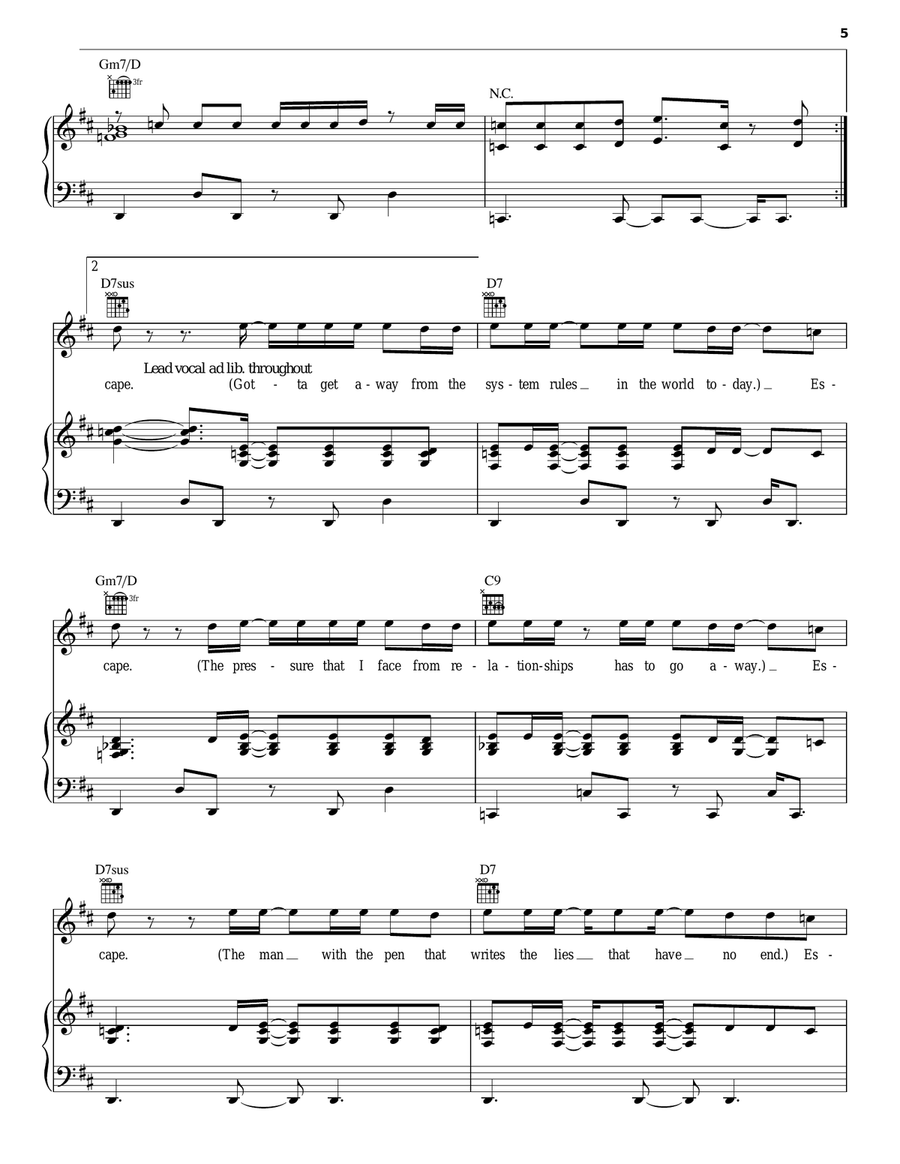 Xscape Acoustic Guitar scores gallery preview page 5