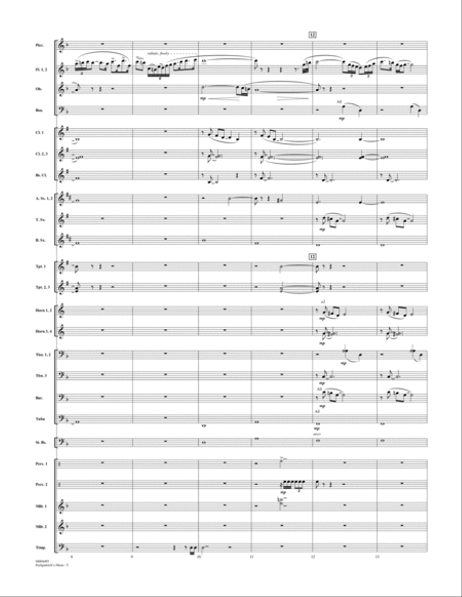 Kirkpatrick's Muse - Conductor Score (Full Score) Concert Band scores gallery preview page 4