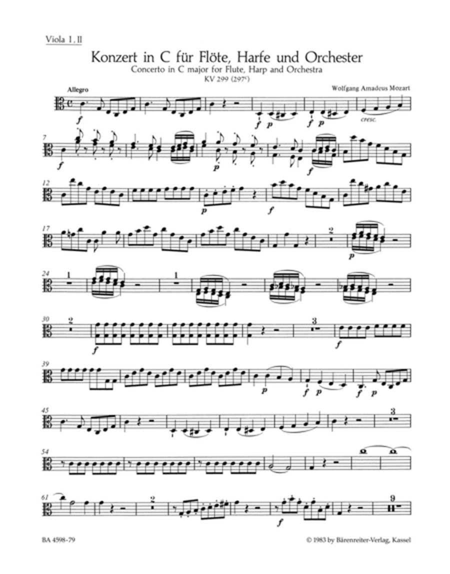 Concerto for Flute, Harp and Orchestra C major KV 299 (297c)