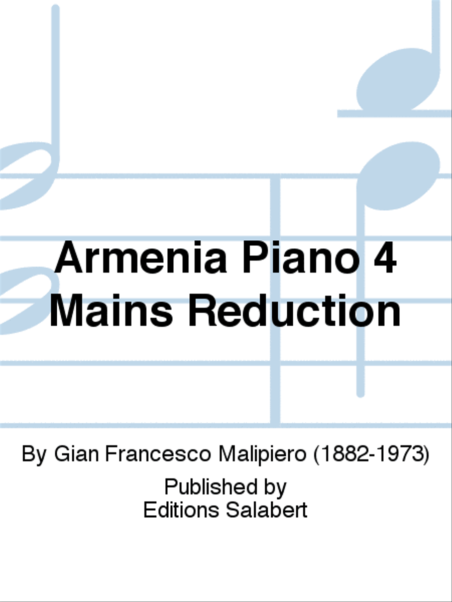 Armenia Piano 4 Mains Reduction Piano Duet scores gallery preview page 1