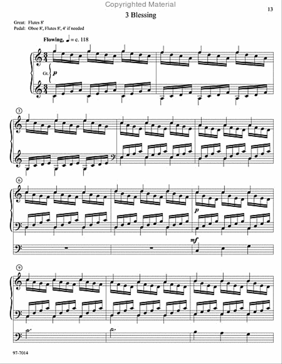 Praise and Thanksgiving Organ scores gallery preview page 4