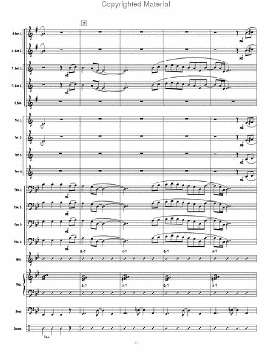 Skyline Bossa Jazz Ensemble scores gallery preview page 6