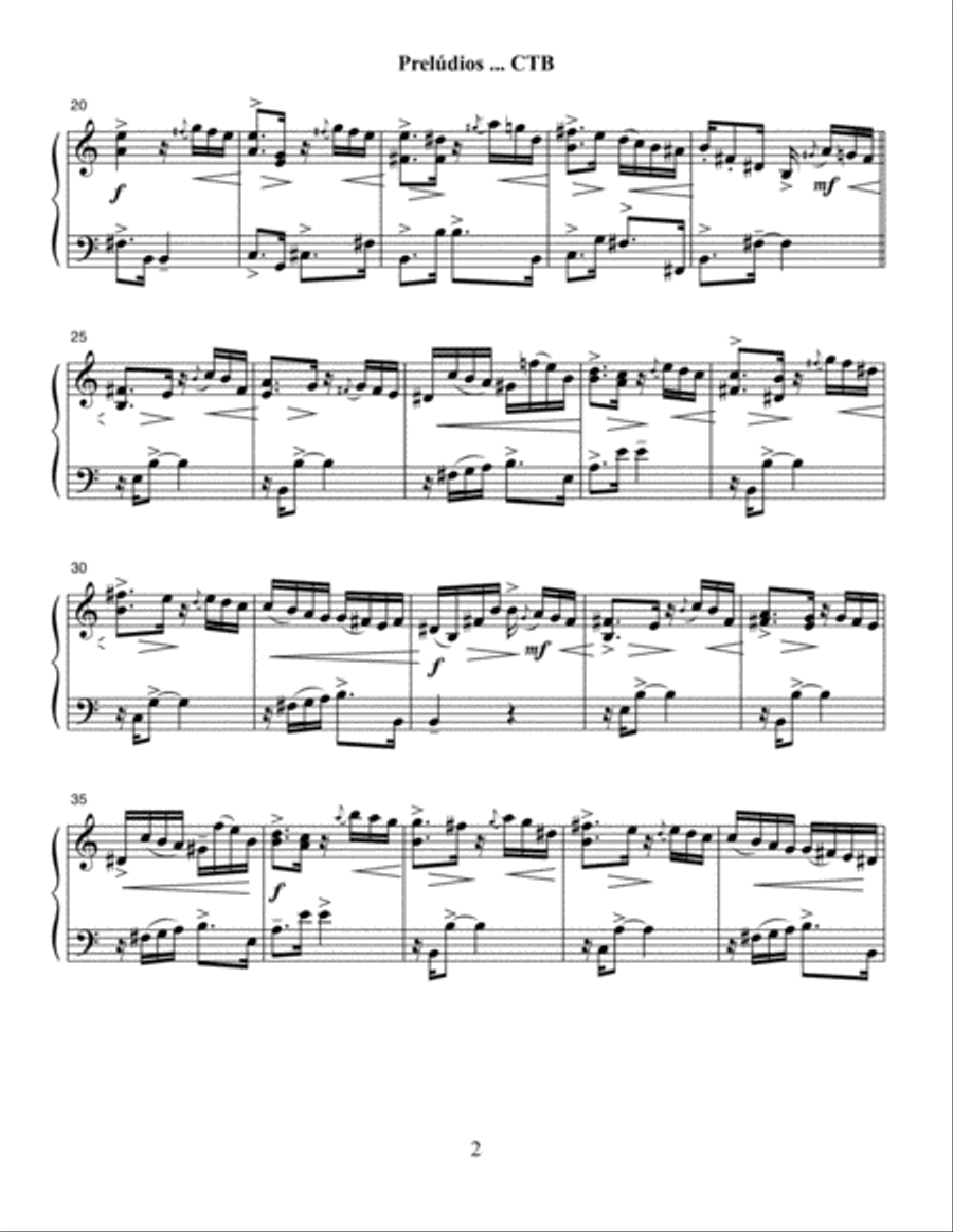 Prelúdios ... Comidas Típicas Brasileiras (2005) for solo marimba Marimba scores gallery preview page 4
