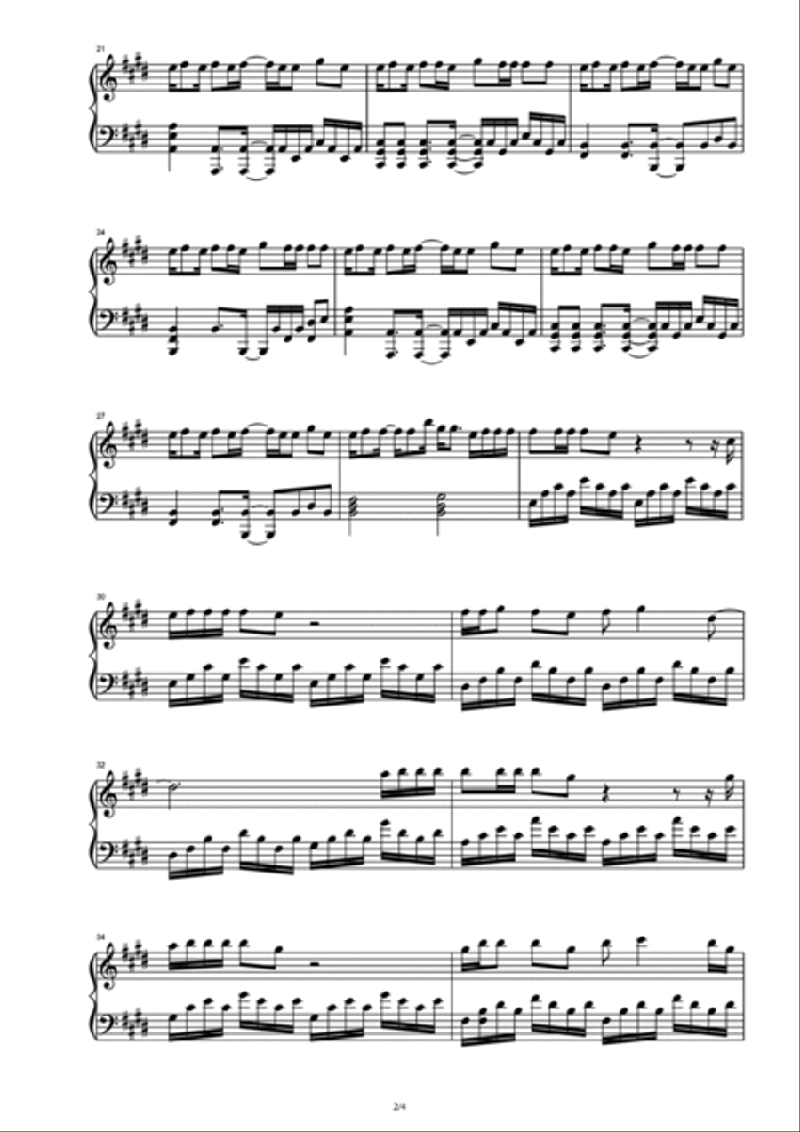 Ok Not To Be Ok Ok Not To Be Ok Piano Solo scores gallery preview page 2