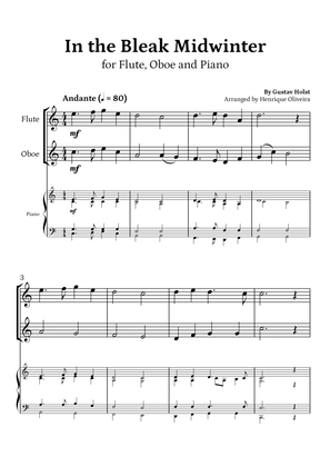 In the Bleak Midwinter (Flute, Oboe and Piano) - Beginner Level
