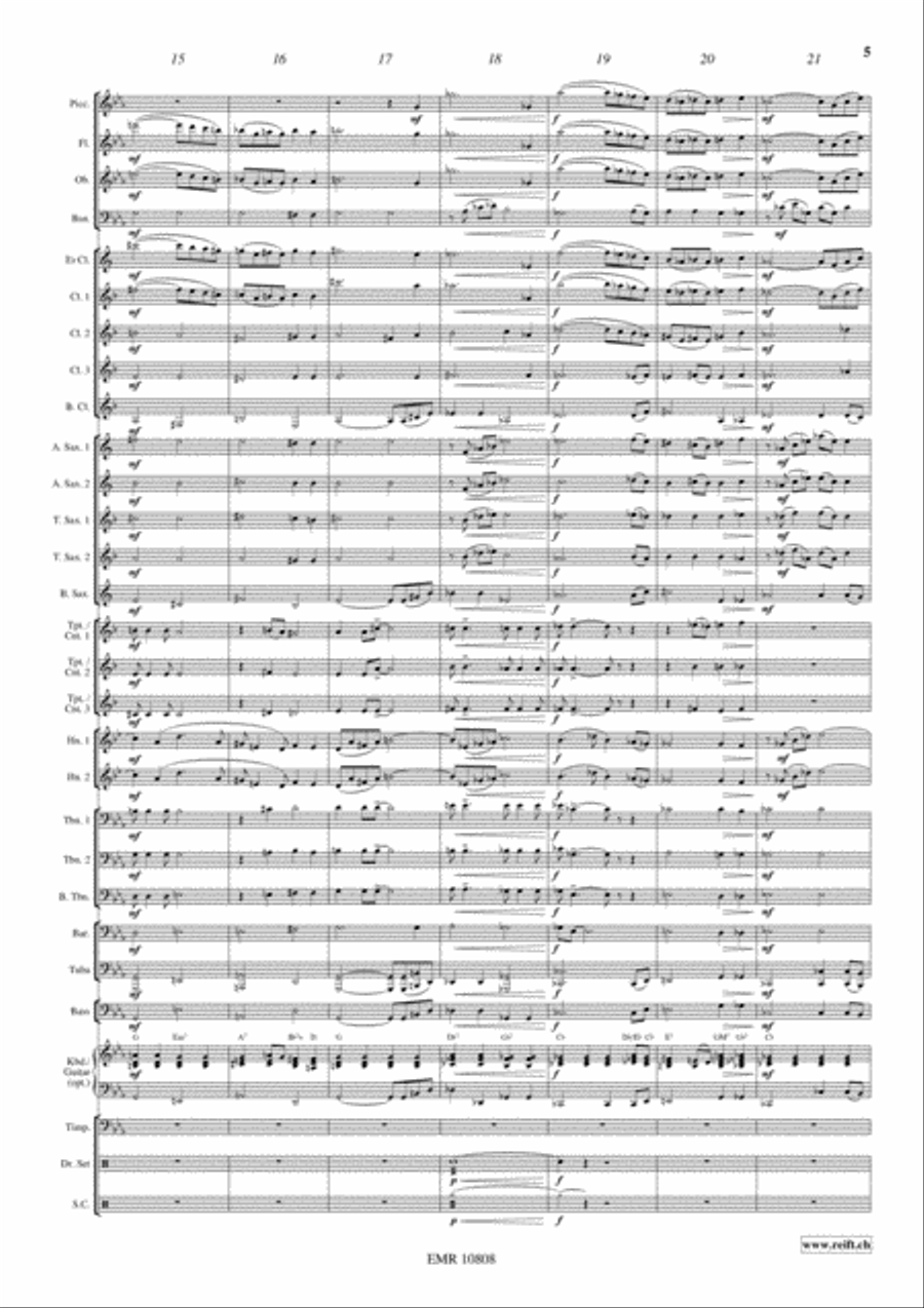 Gershwin Medley Gershwin Medley Concert Band scores gallery preview page 6