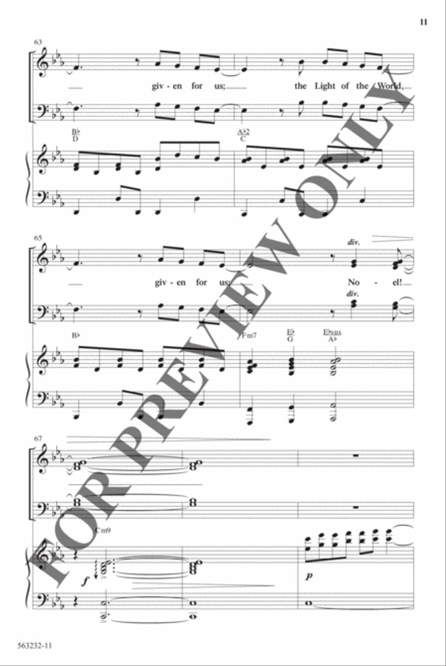 Noel - Anthem Noel - Anthem Choir scores gallery preview page 11