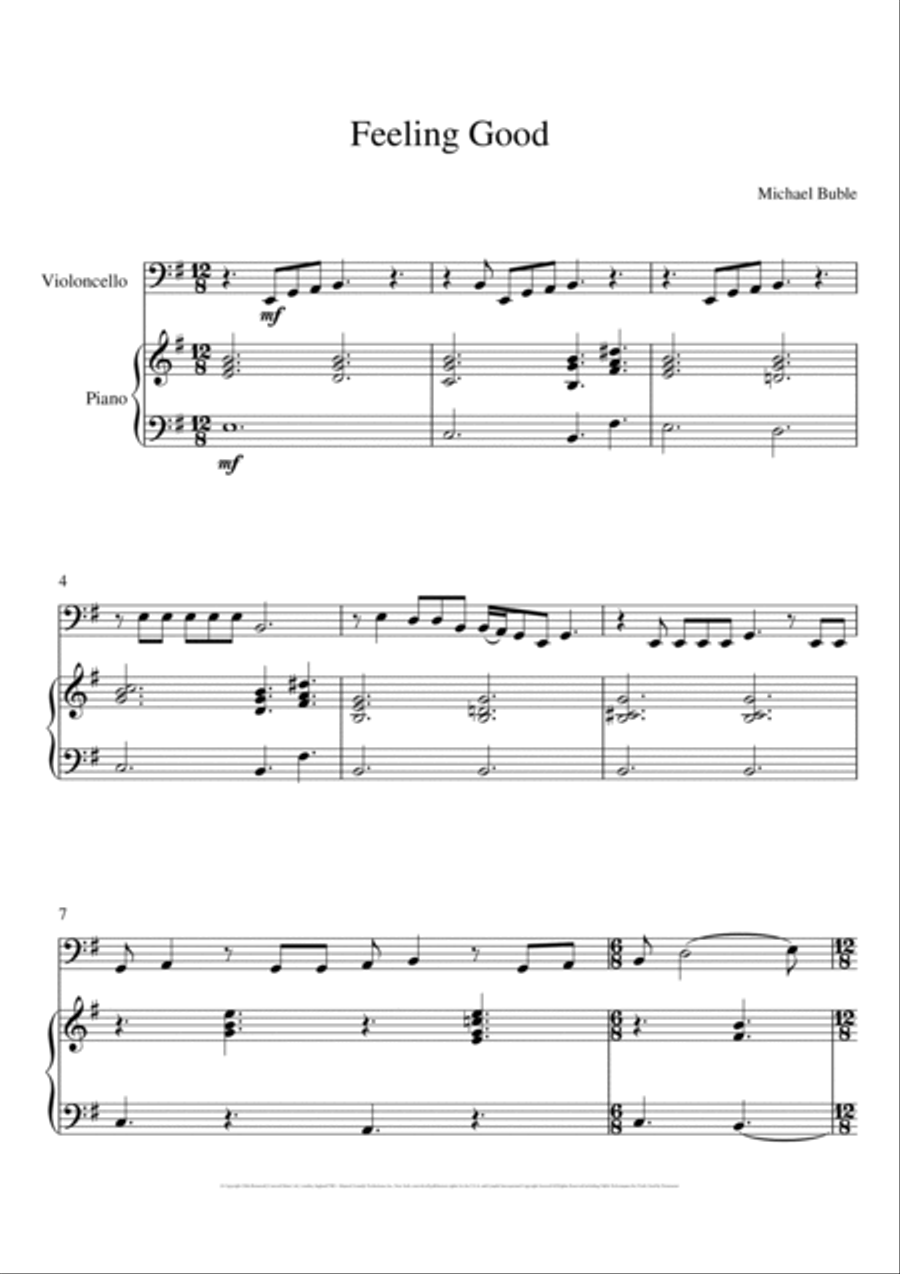 Feeling Good Small Ensemble scores gallery preview page 2