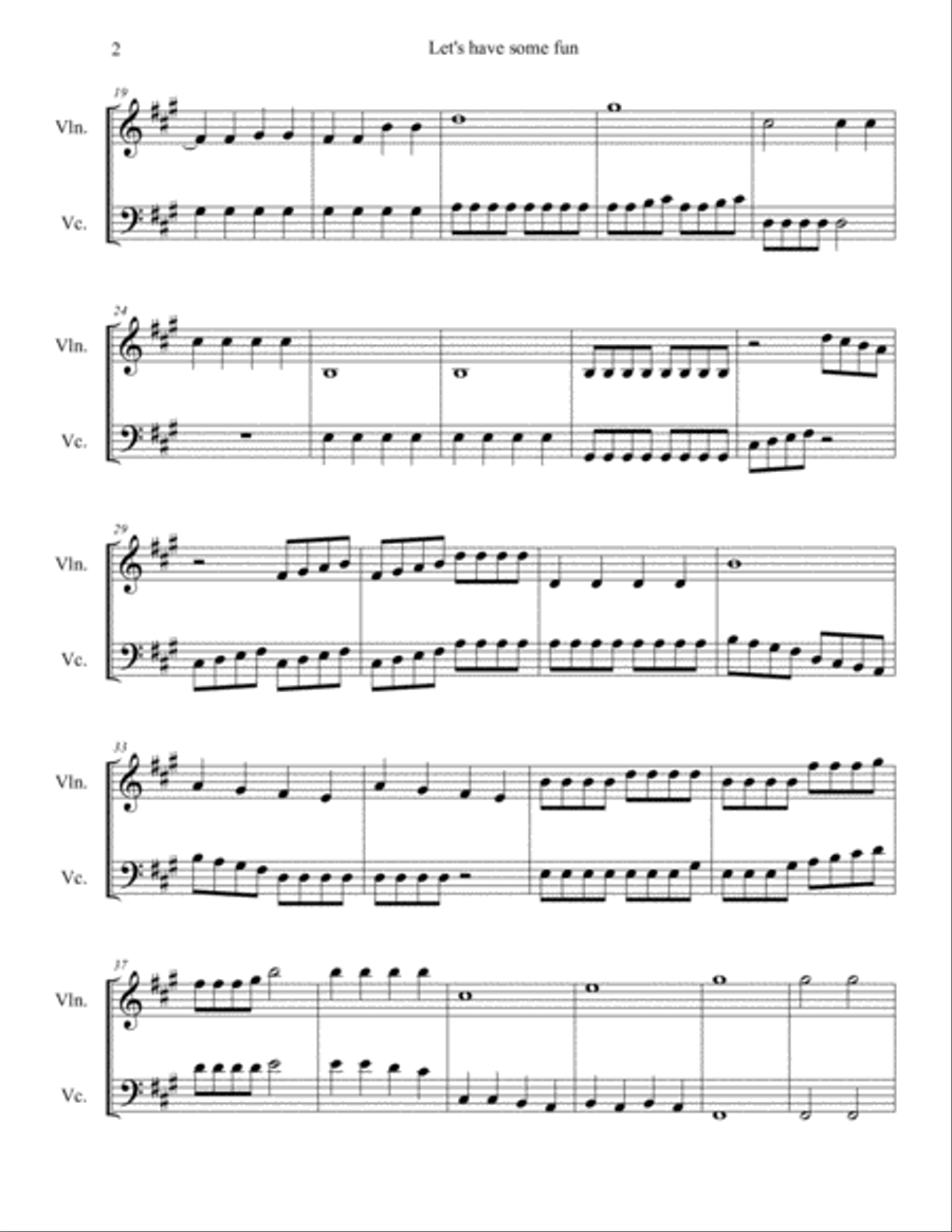 Let's Have Some Fun Small Ensemble scores gallery preview page 2