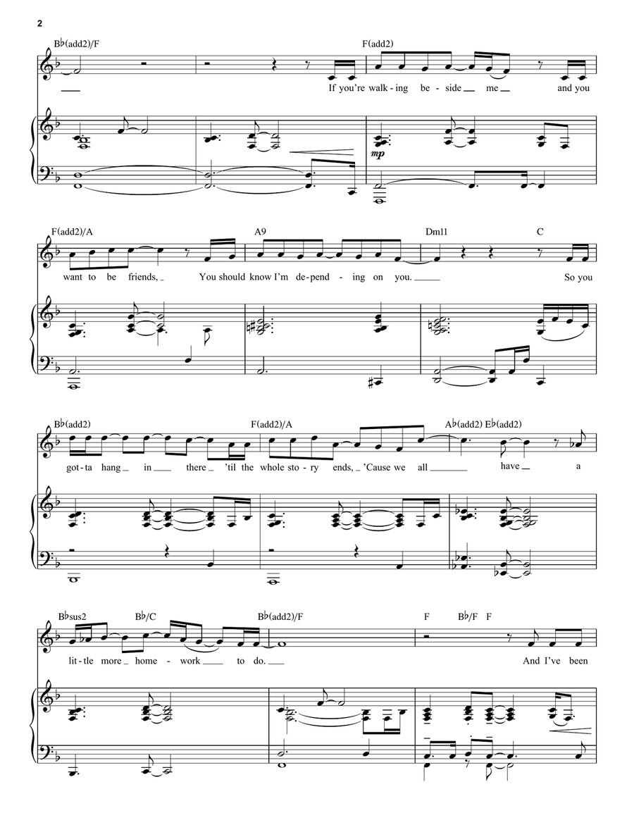 A Little More Homework (from 13: The Musical) Piano, Vocal scores gallery preview page 2