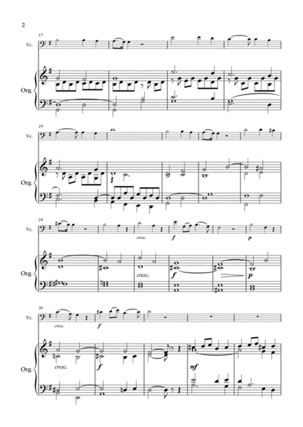 Panis Angelicus (Cello and Organ/Piano)