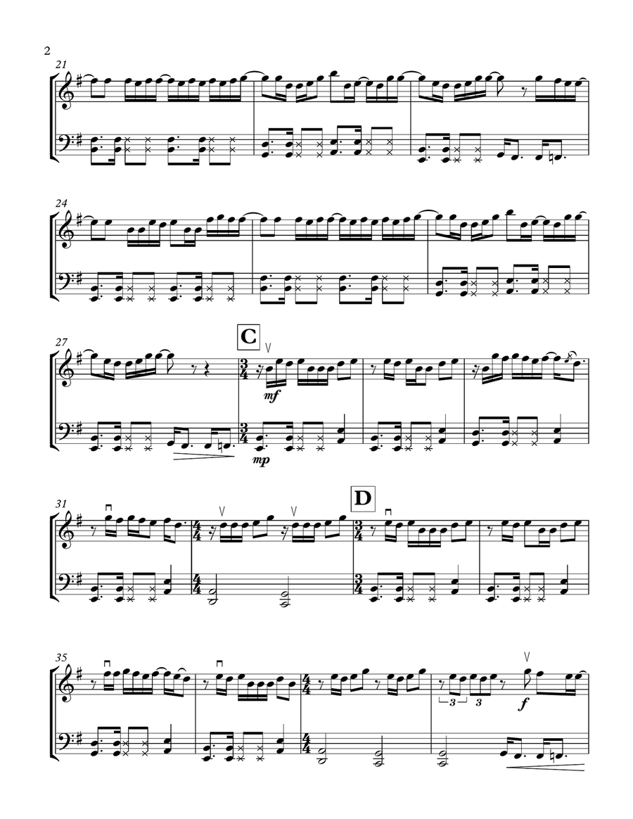 Take Me To Church Take Me To Church String Duet scores gallery preview page 3