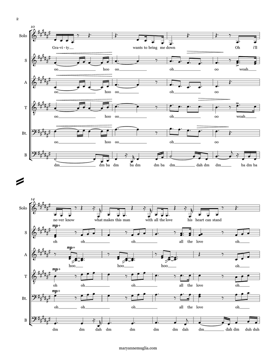 Gravity Divisi scores gallery preview page 2