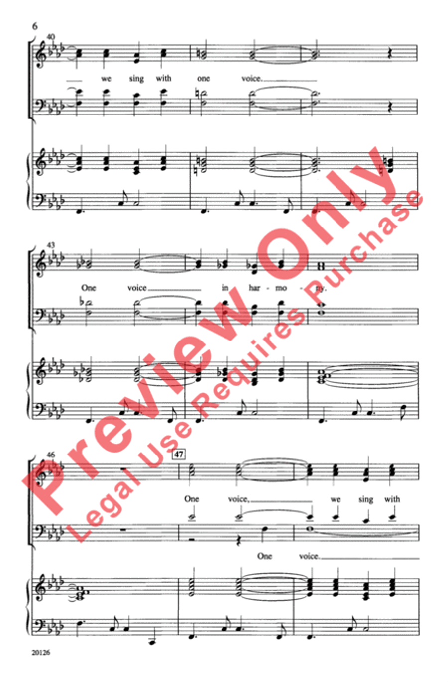 Uma Familia 4-Part scores gallery preview page 6