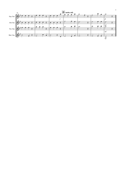 The Trout (4th movement) for Saxophone Quartet image number null