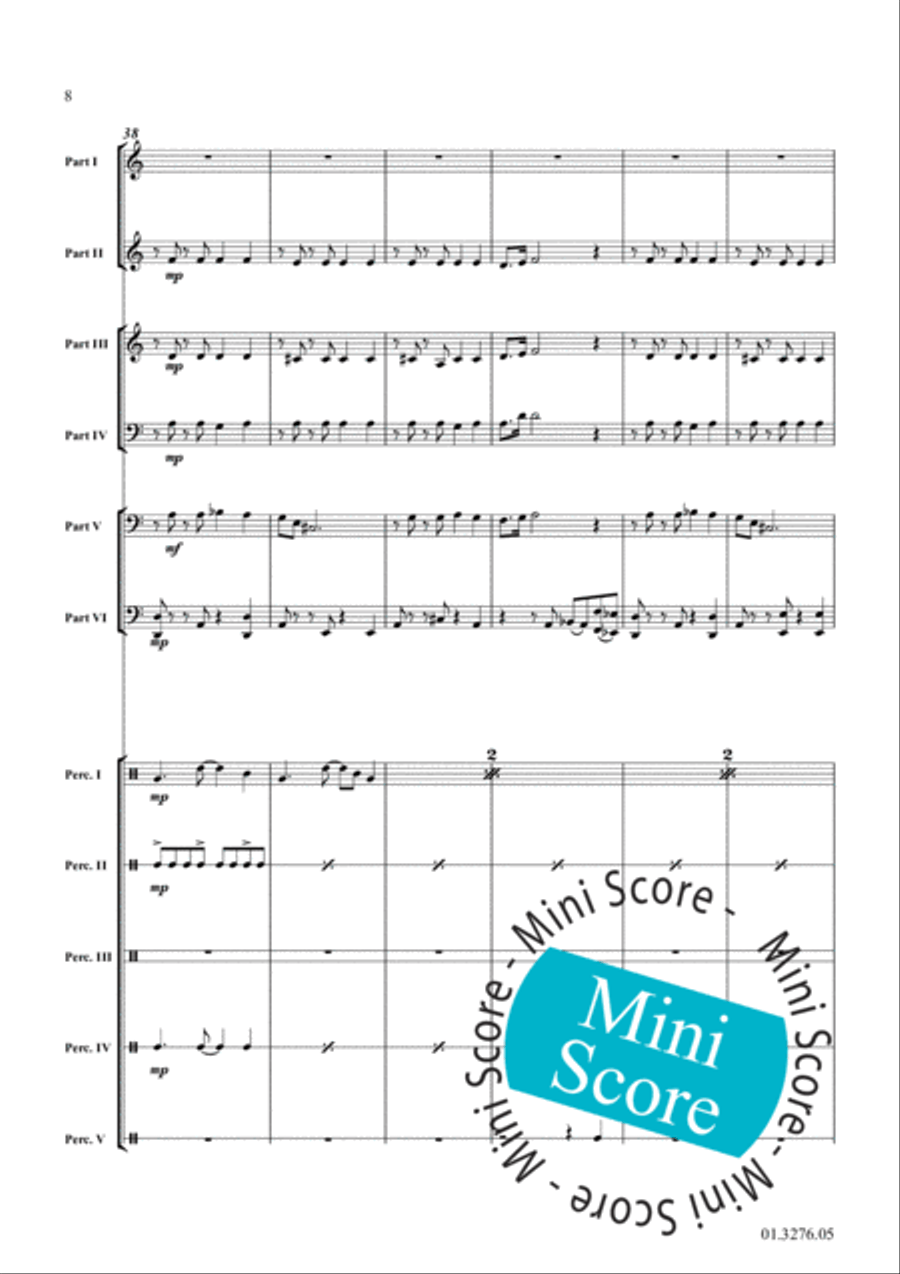 Festivo! Festivo! Concert Band scores gallery preview page 12