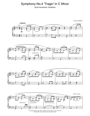 Symphony No.4 'Tragic' in C Minor - 2nd Movement: Andante