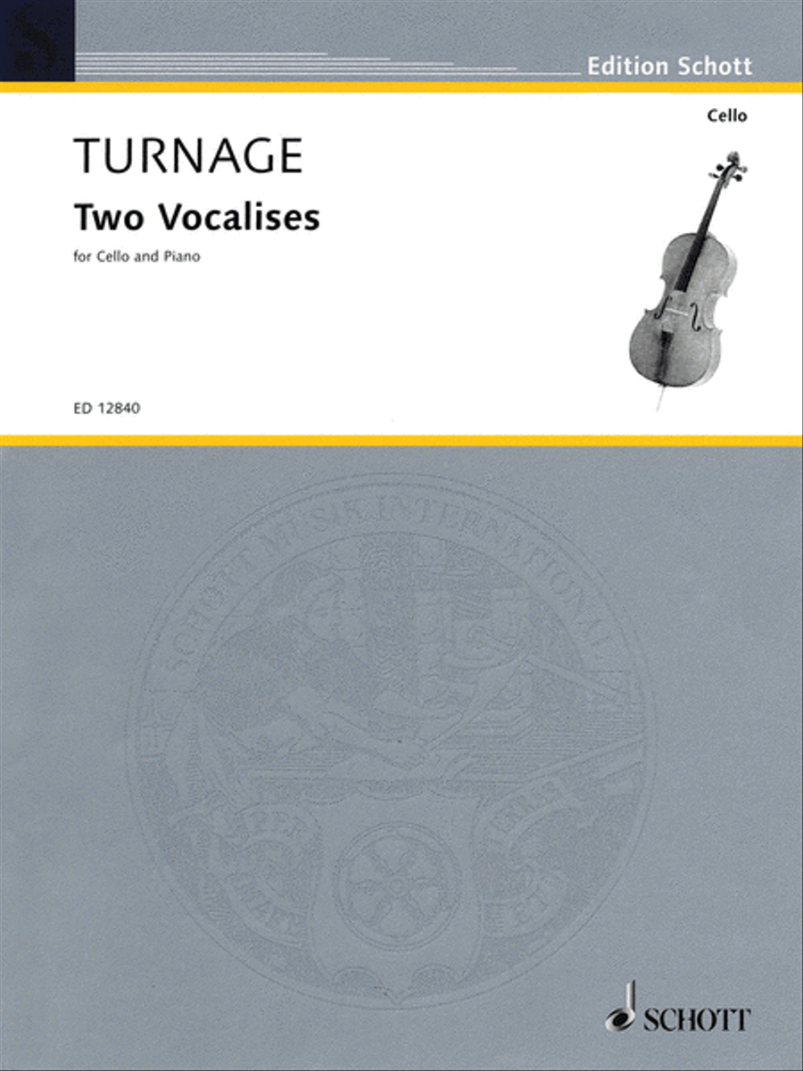 2 Vocalises (2000-2001) Piano Accompaniment scores gallery preview page 1