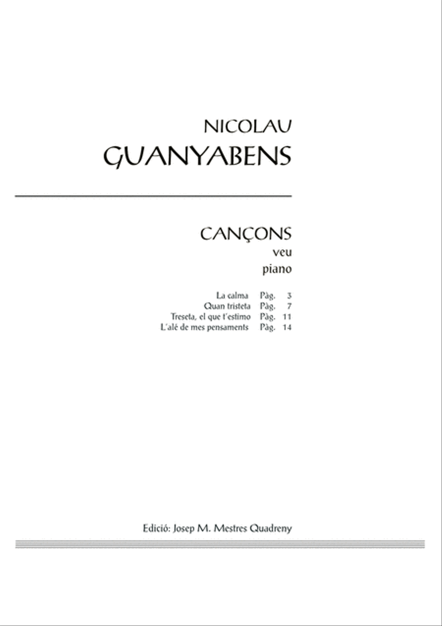 Cançons Cançons Voice scores gallery preview page 3