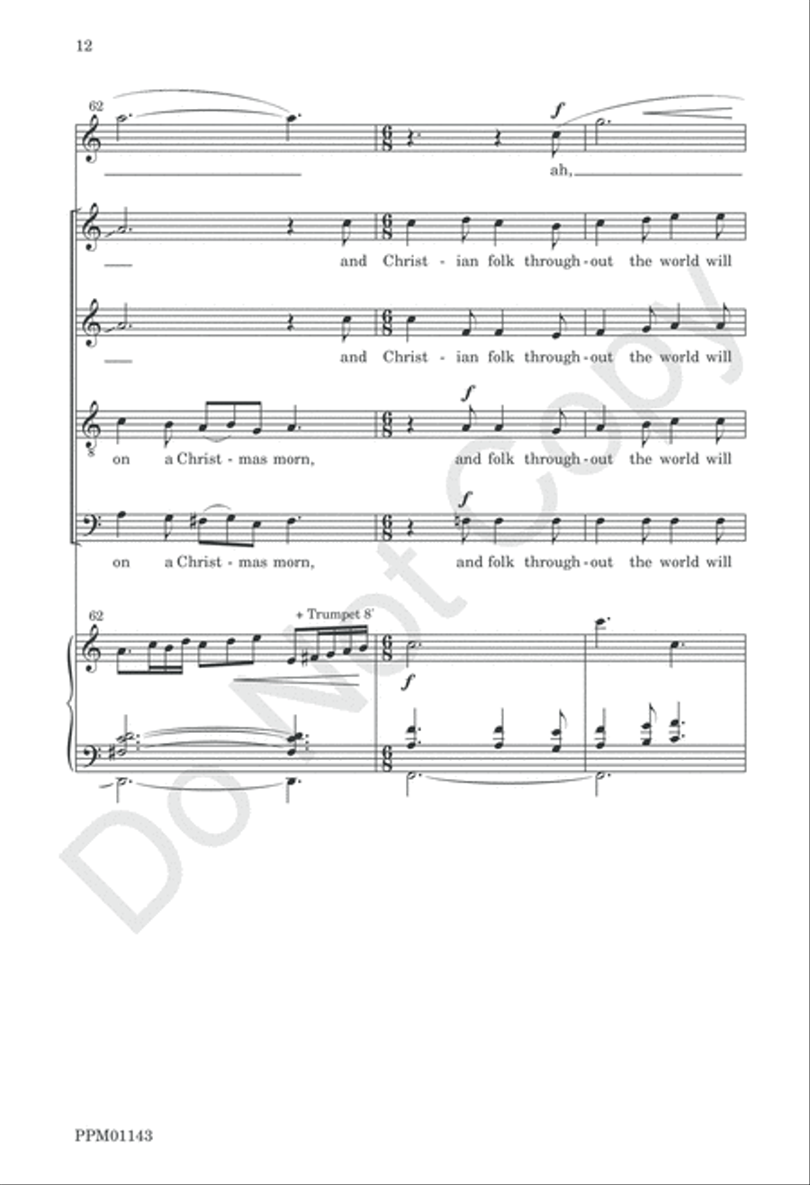 Gabriel's Message 4-Part scores gallery preview page 13