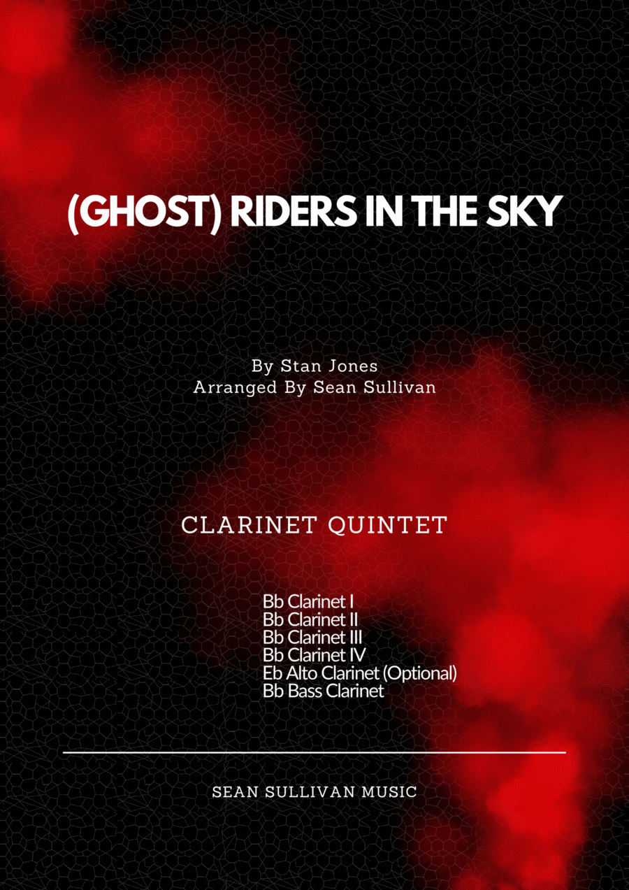 (Ghost) Riders In The Sky (A Cowboy Legend) Clarinet Quintet scores gallery preview page 1
