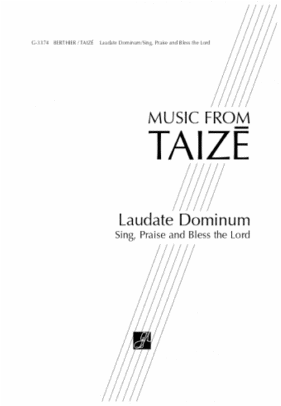 Laudate Dominum 4-Part scores gallery preview page 1