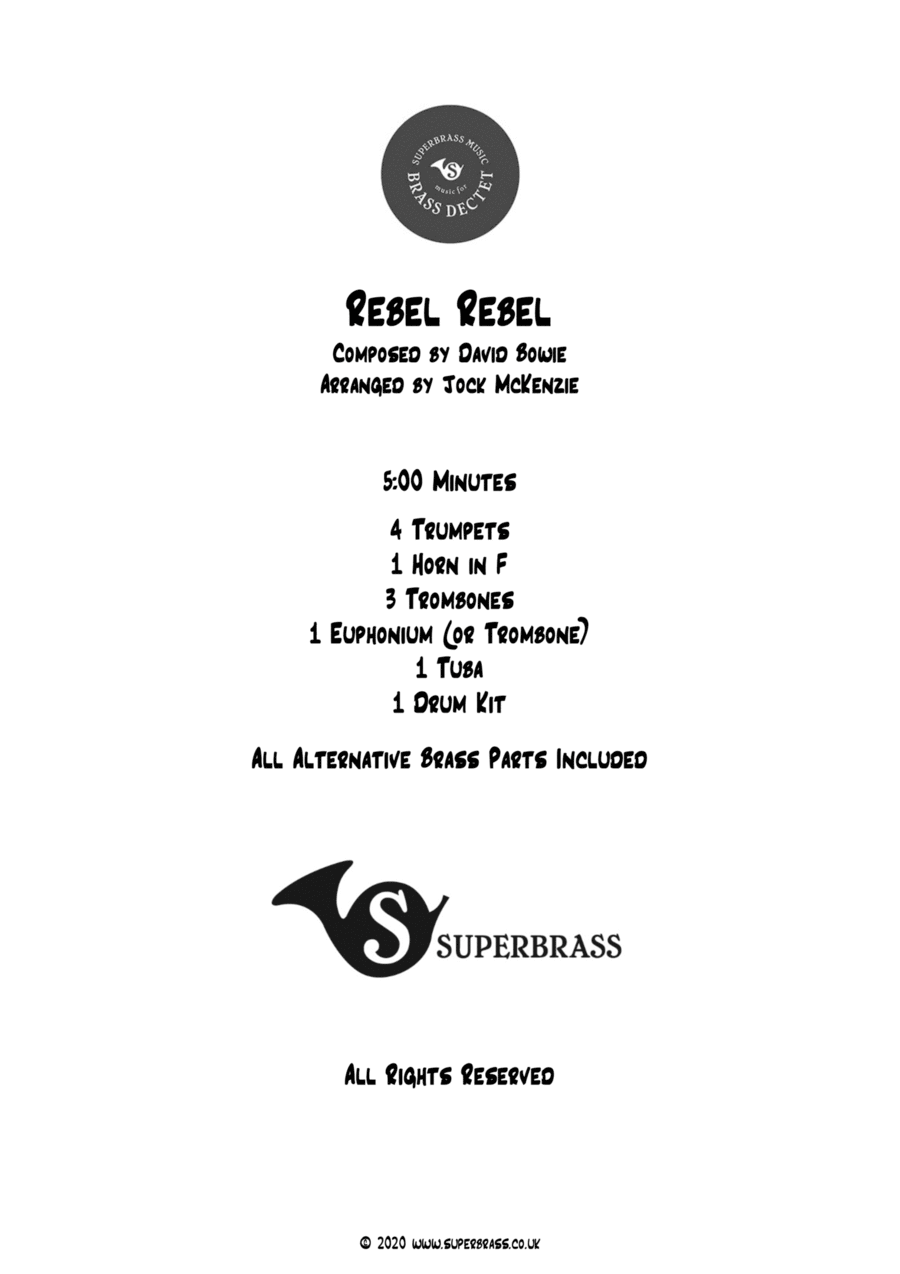 Rebel, Rebel Horn scores gallery preview page 1