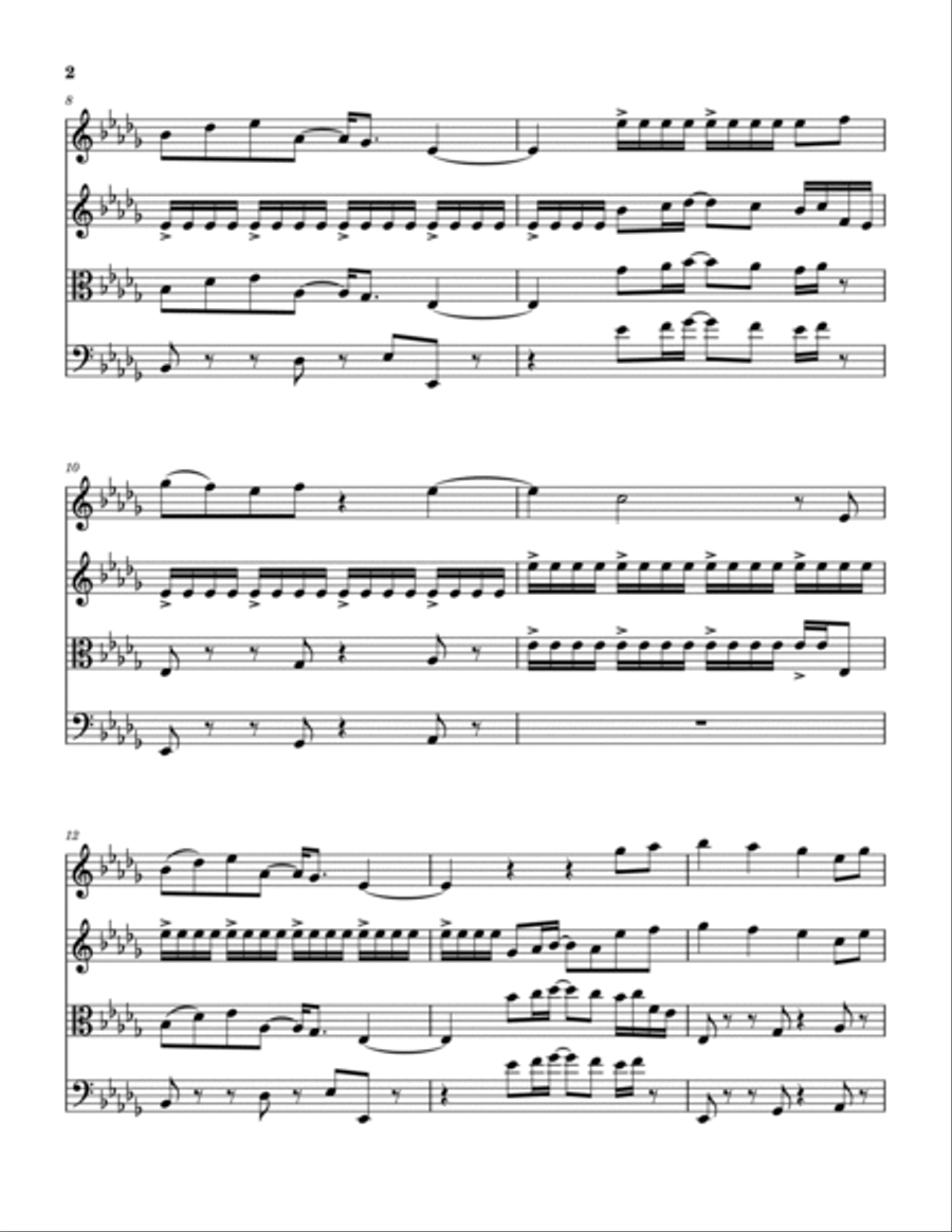 The Turning Point The Turning Point String Quartet scores gallery preview page 3
