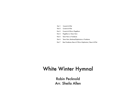 White Winter Hymnal