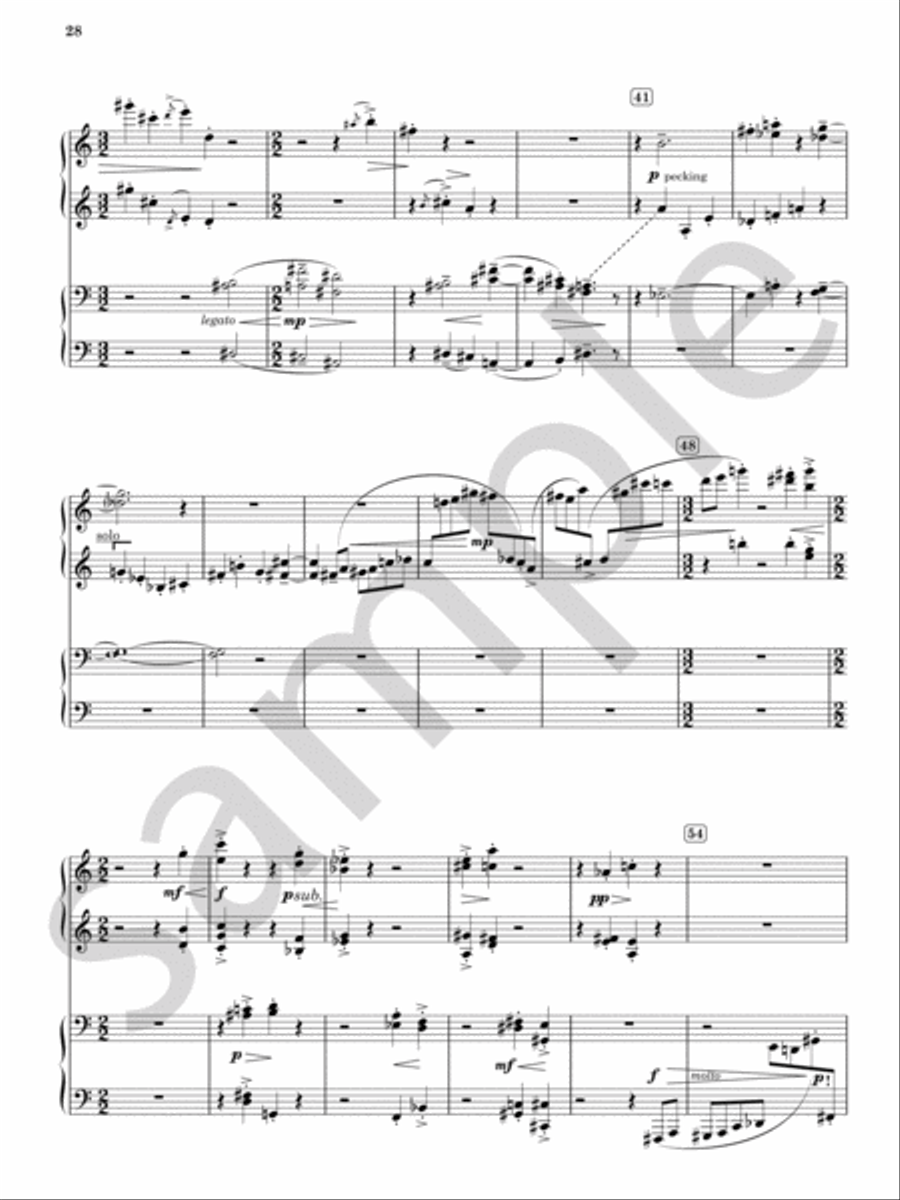 Suite Sixteenths Chamber Music scores gallery preview page 17
