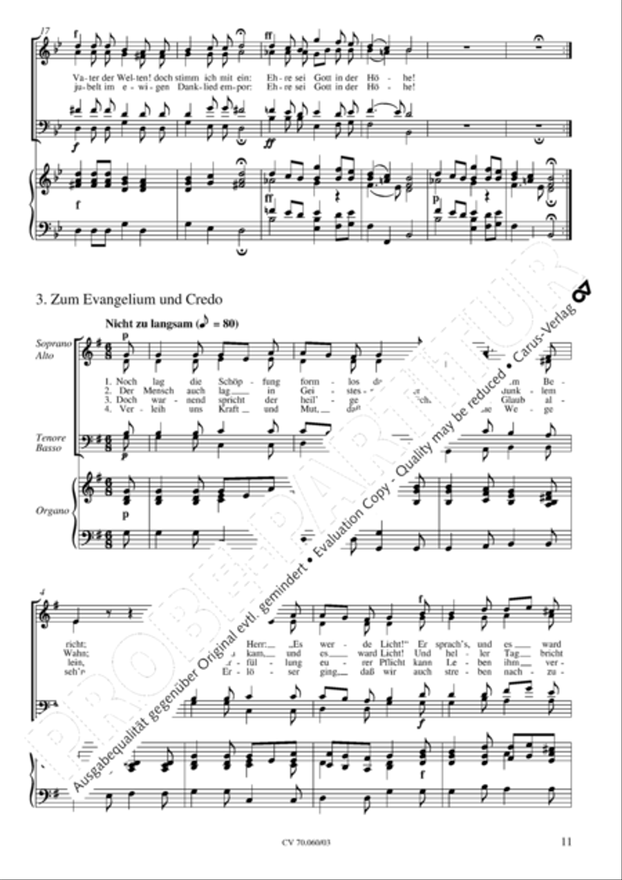 Deutsche Messe 4-Part scores gallery preview page 12