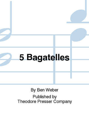 Book cover for 5 Bagatelles
