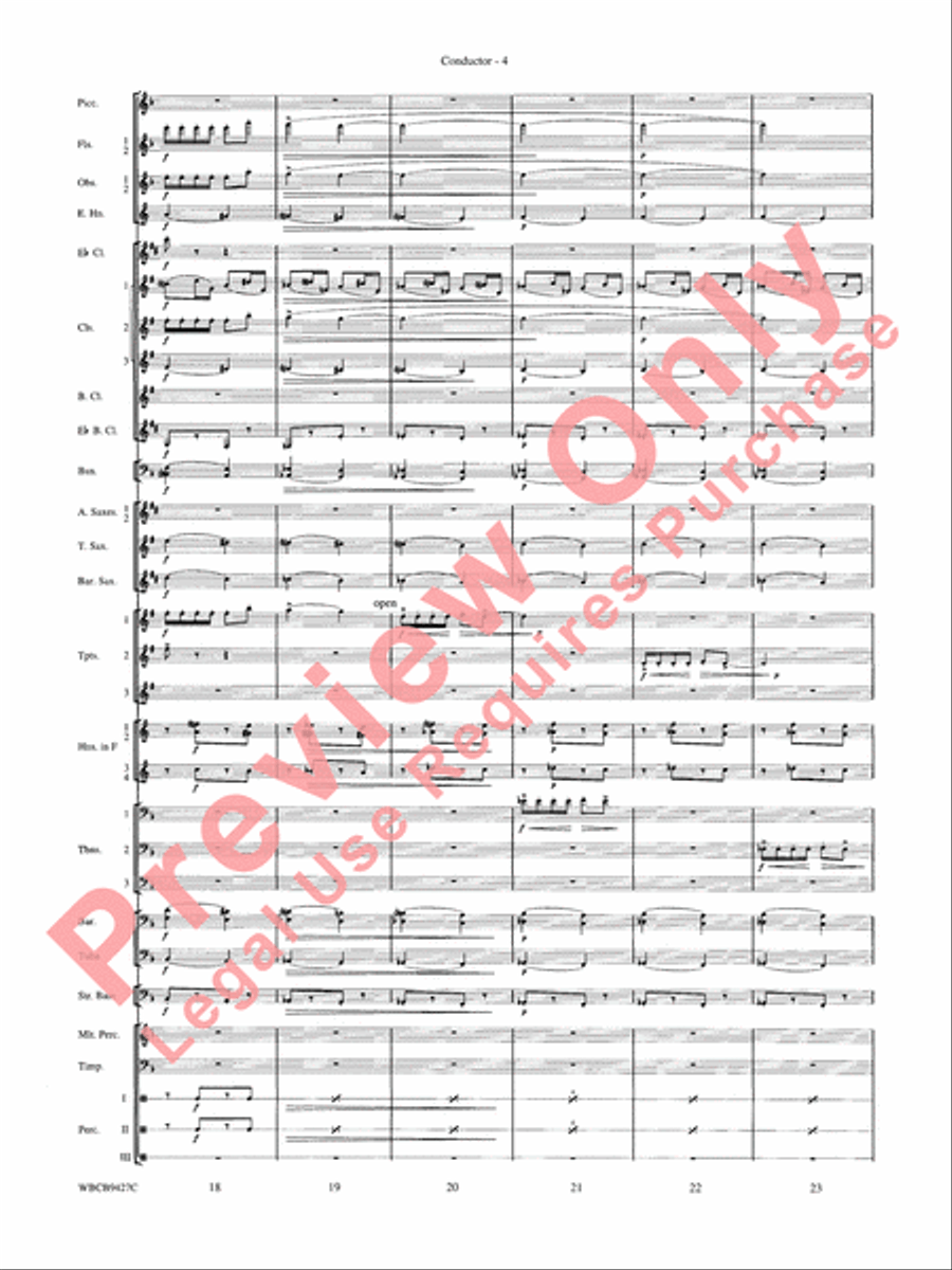 An American in Paris An American in Paris Concert Band scores gallery preview page 6