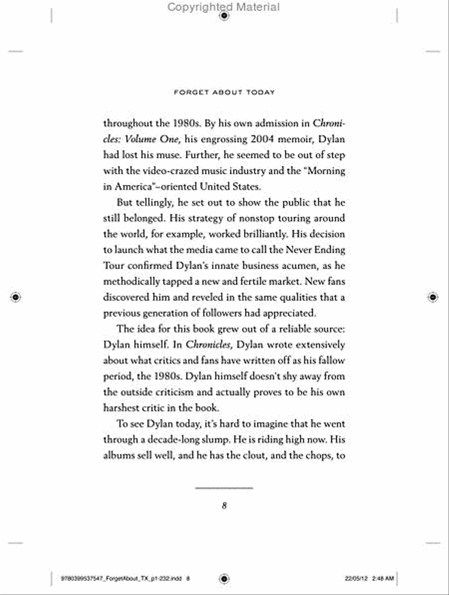 Forget About Today Guitar scores gallery preview page 9