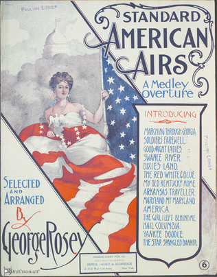 Book cover for Standard American Airs : A medley overture