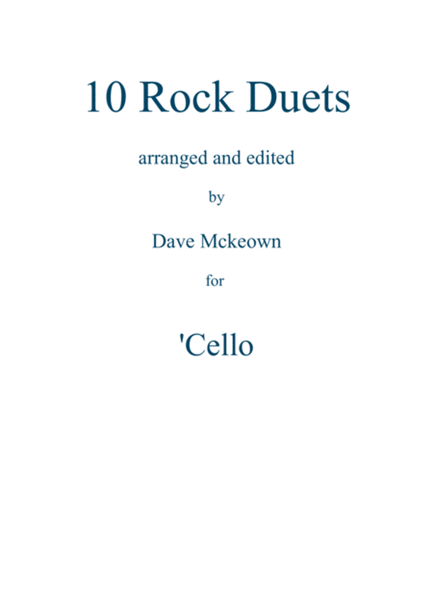 10 Rock Duets for Cello image number null